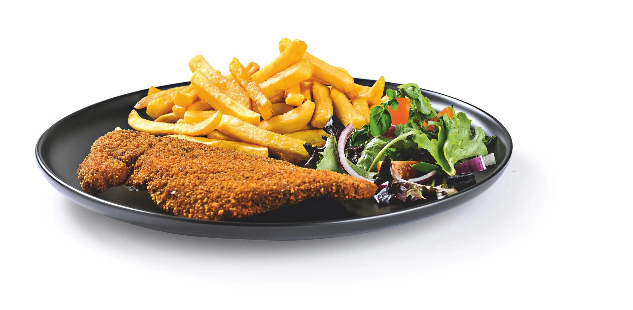 Varkenschnitzel menu