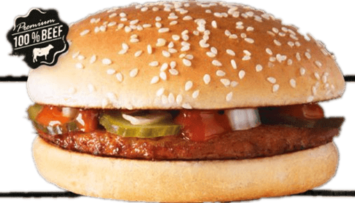 Br. hamburger zonder saus