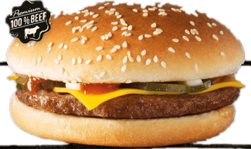 Br. cheeseburger zonder saus